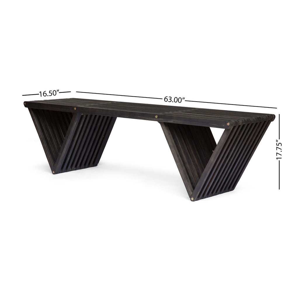 Metropol - Bench - Dark Gray