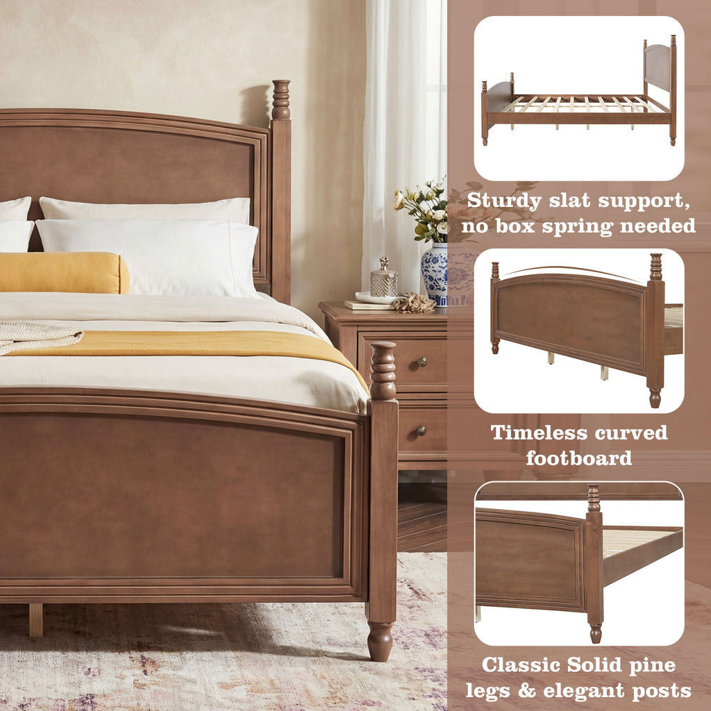 Bed Frame With Headboard & Footboard