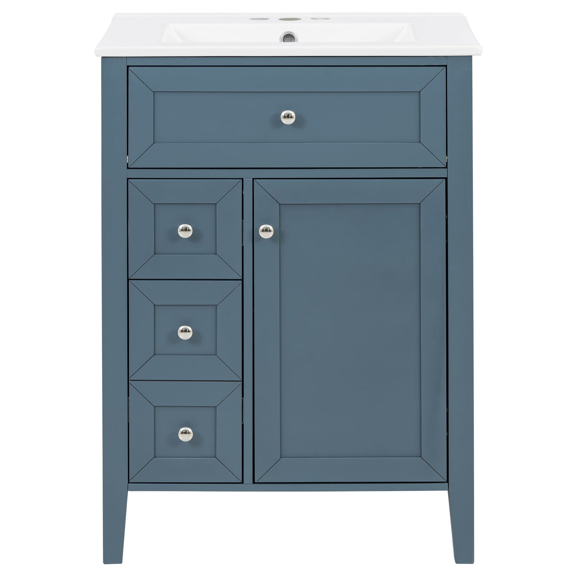 Bathroom Vanity With Sink, Soft Closing Cabinet