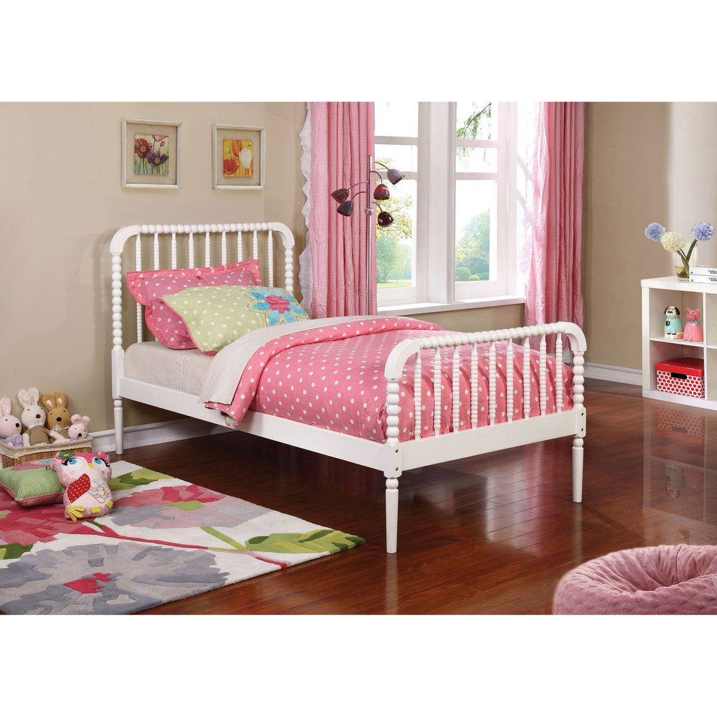 Grove - Twin Open Frame Bed - White