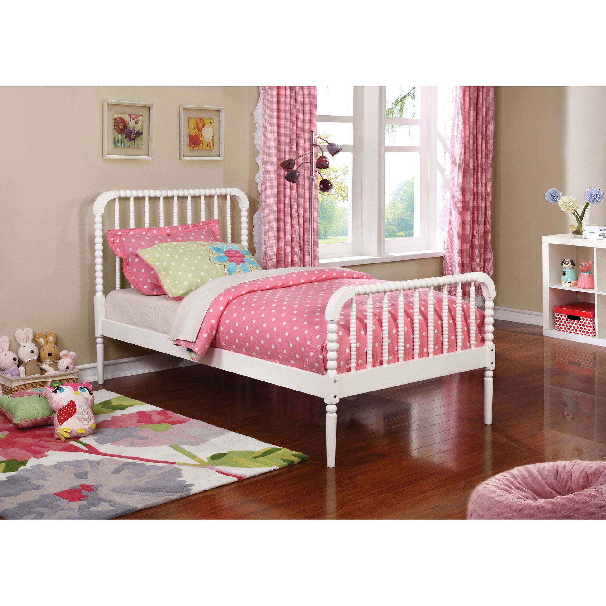 Grove - Twin Open Frame Bed - White