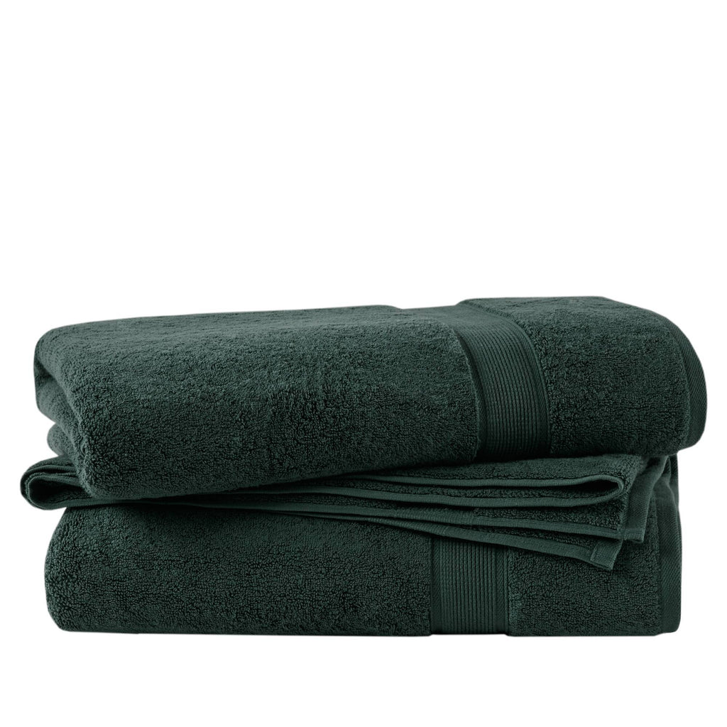 800GSM - Ultra-Soft Absorbent Towel Set - Dark Green