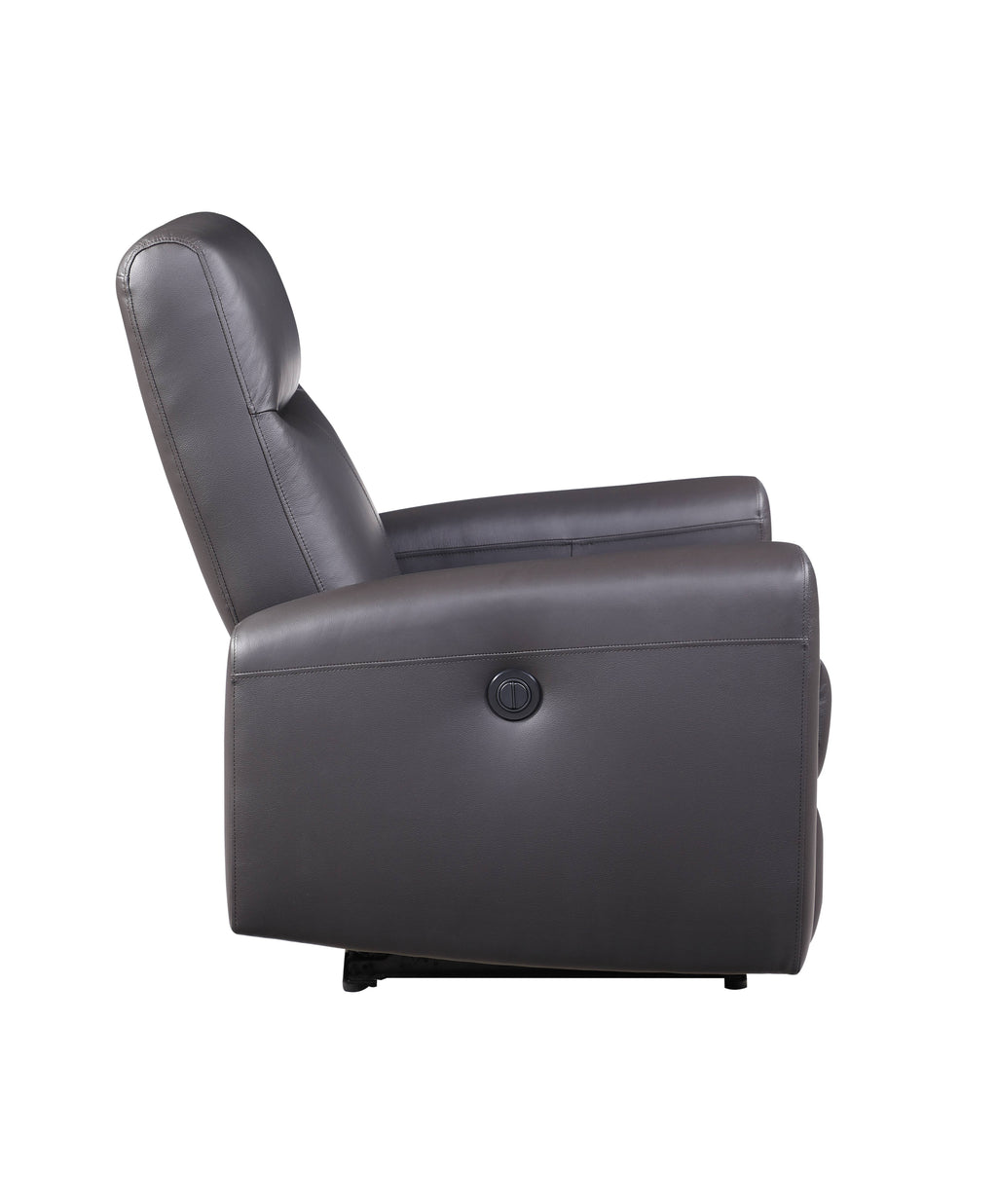 Blane - Top Grain Leather Match Power Motion Recliner - Brown