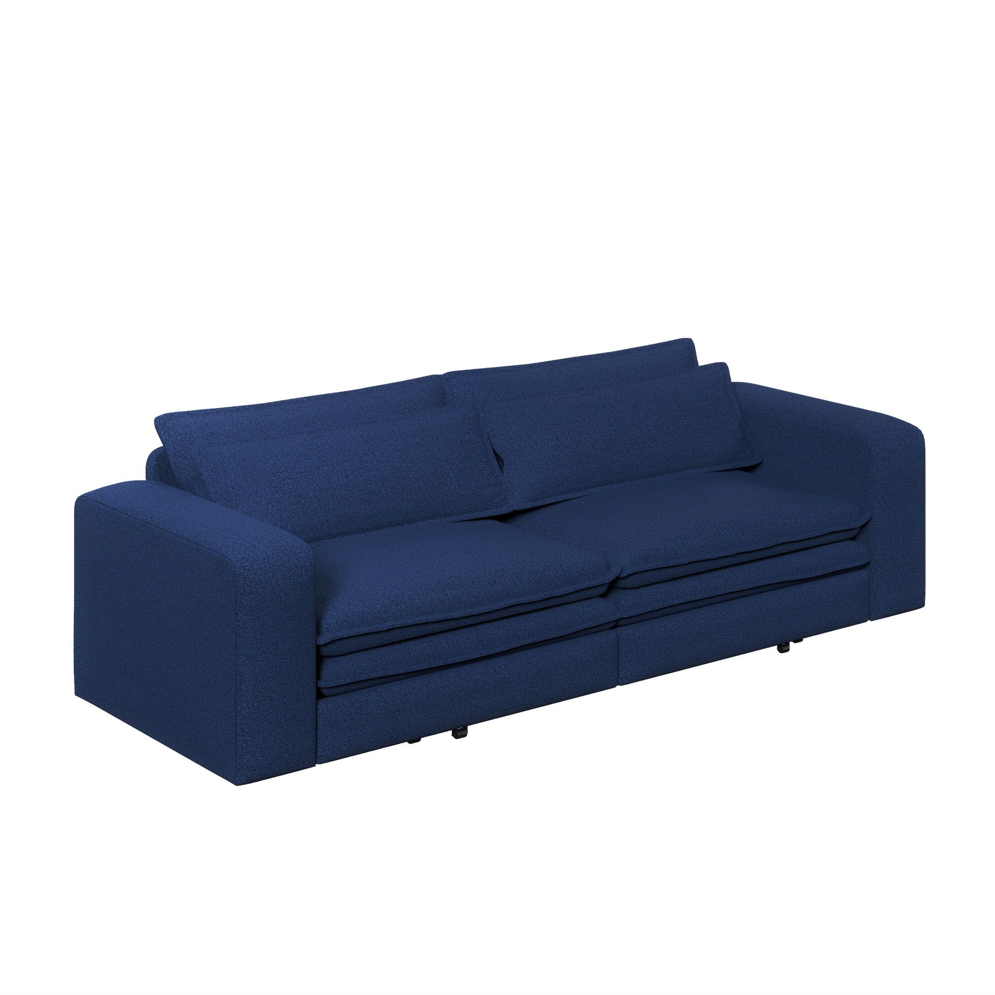 Sleeper Pull Out Sofa Bed, 3 In 1 Convertible Chaise Lounge