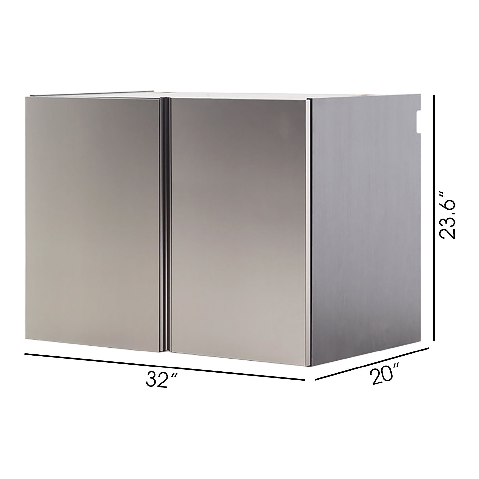 Nova Series - Door Wall Mounted Garage Cabinet, Soft Closing - Dark Gray