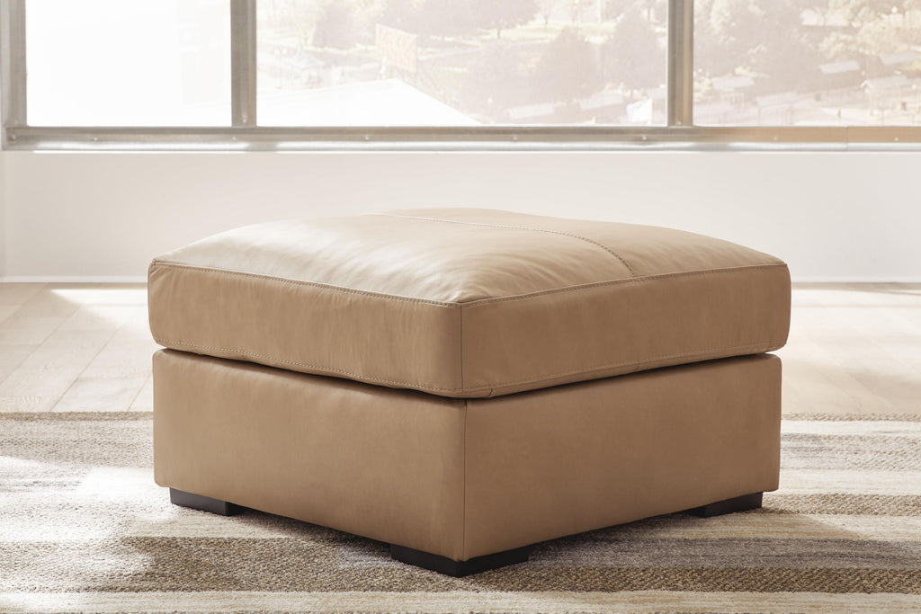Bandon - Oversized Accent Ottoman - Toffee