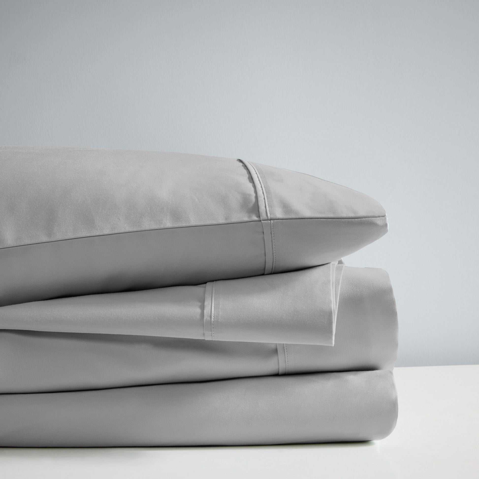1000 Thread Count - King HeiQ Smart Temperature Blend 4 Piece Sheet Set - Gray