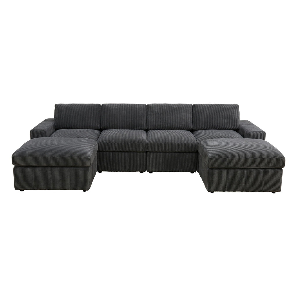 Modular Sectional Sofa, Reversible Set