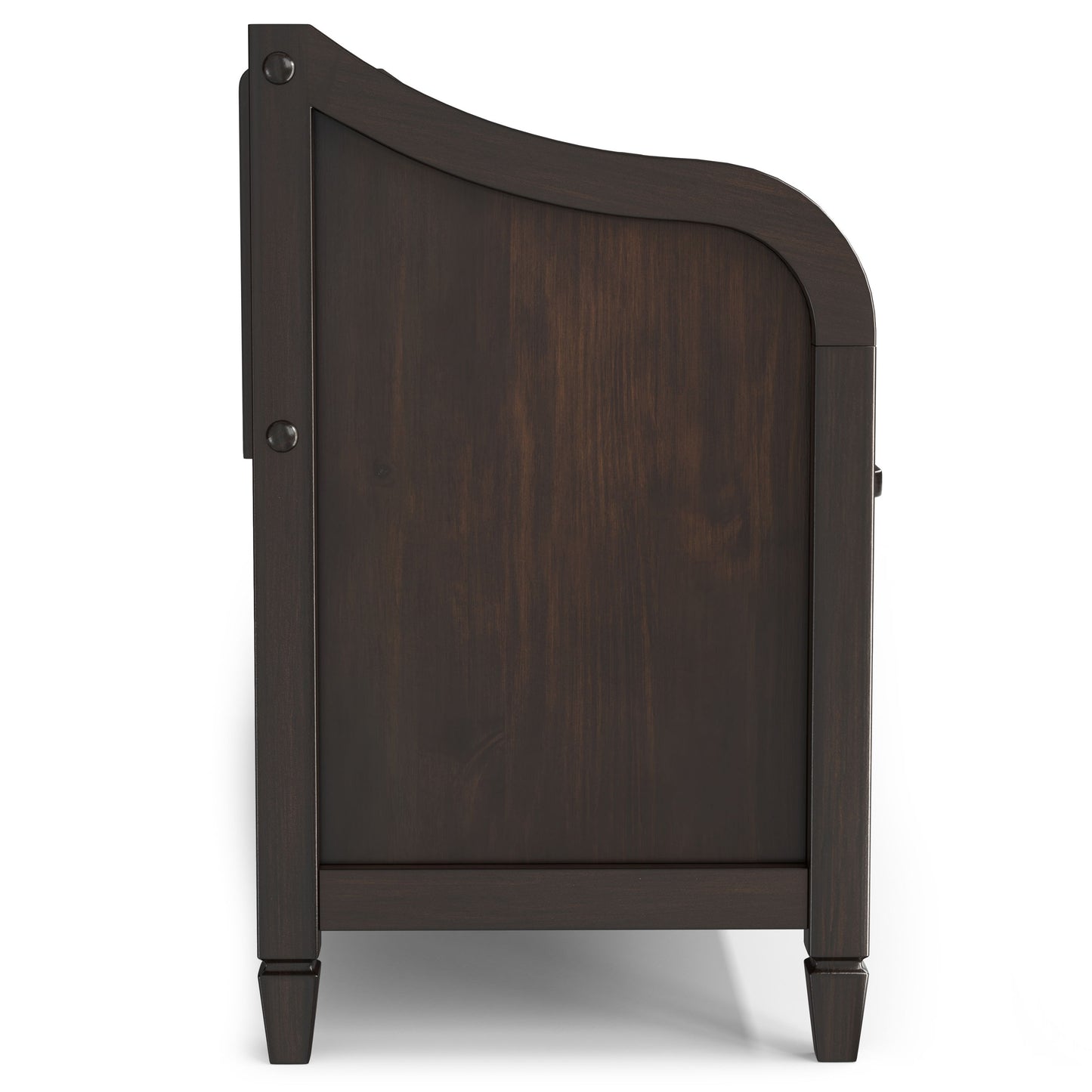 Connaught - Wide Entryway Storage Bench - Chestnut Brown