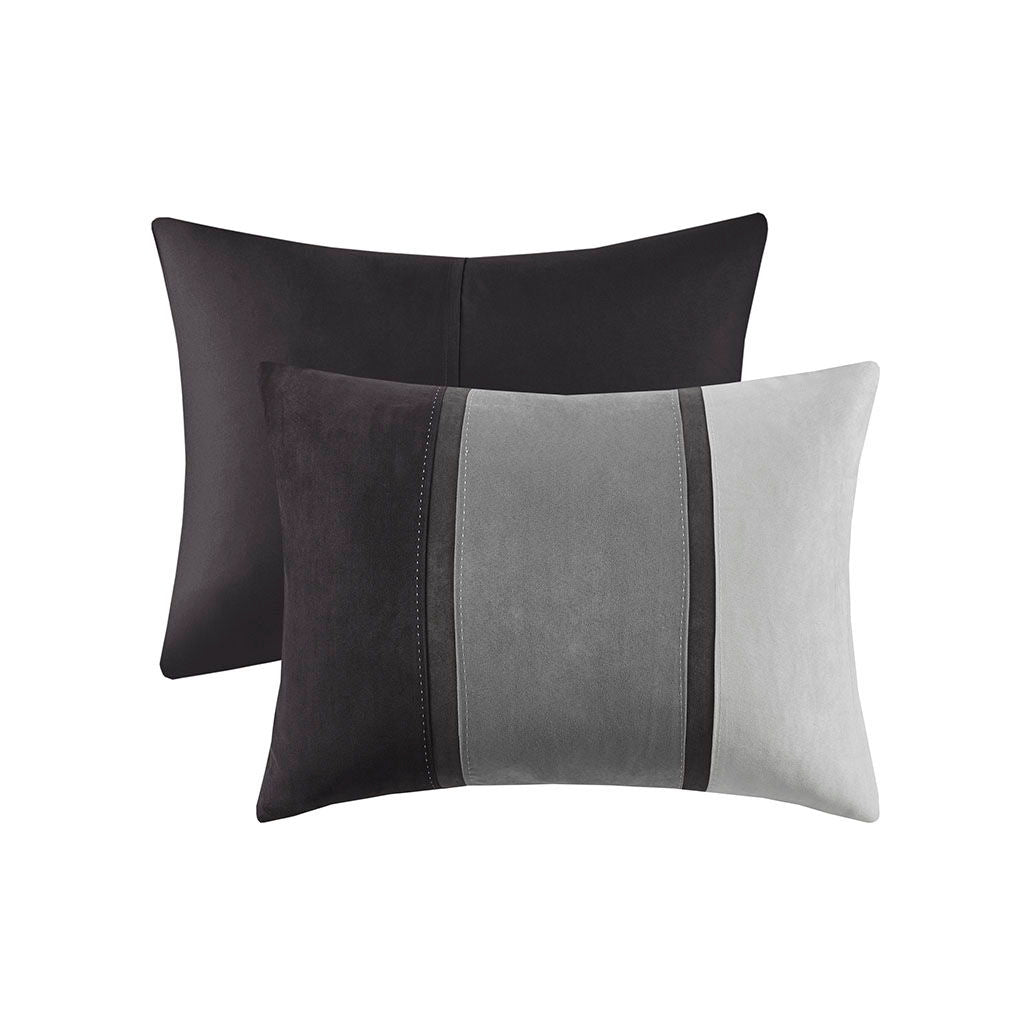 Palisades - Queen 7 Piece Comforter Set - Black