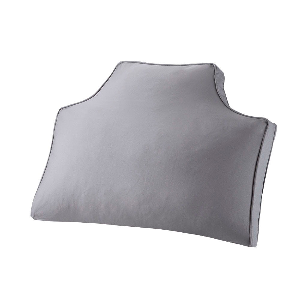 Oversized Headboard Canvas Pillow - Gray