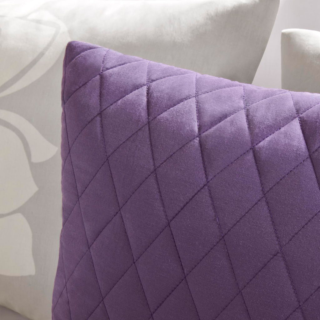 Lola - 6 Piece Printed Duvet Cover Set - Purple
