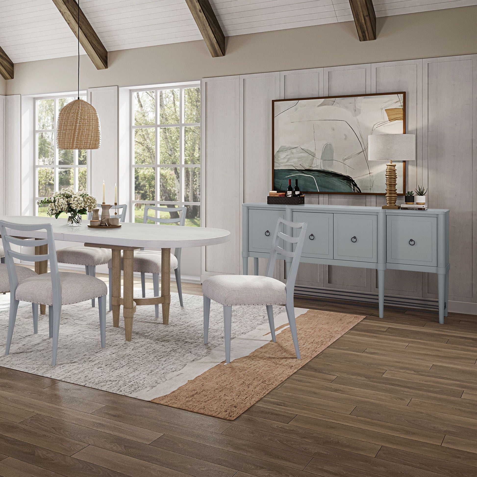 Breakfront - Sideboard - Light Blue