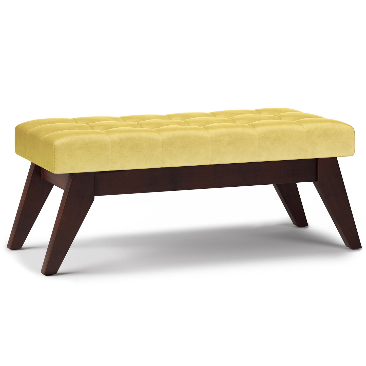 Draper - Mid Century Tufted Ottoman Bench