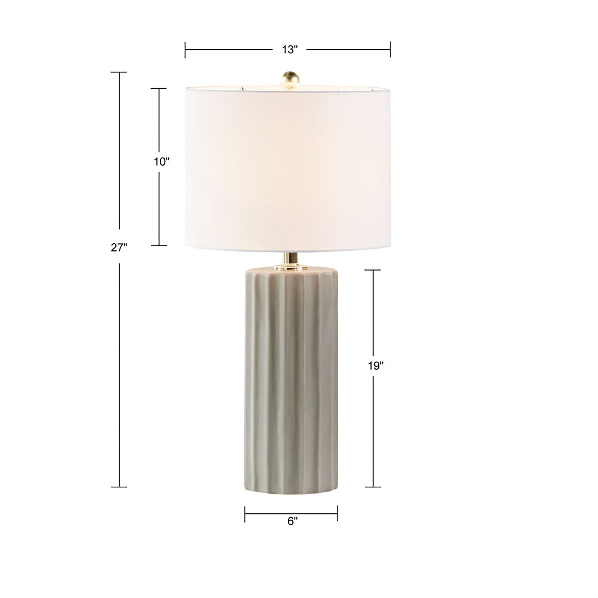 Glendale - Table Lamp - Gray
