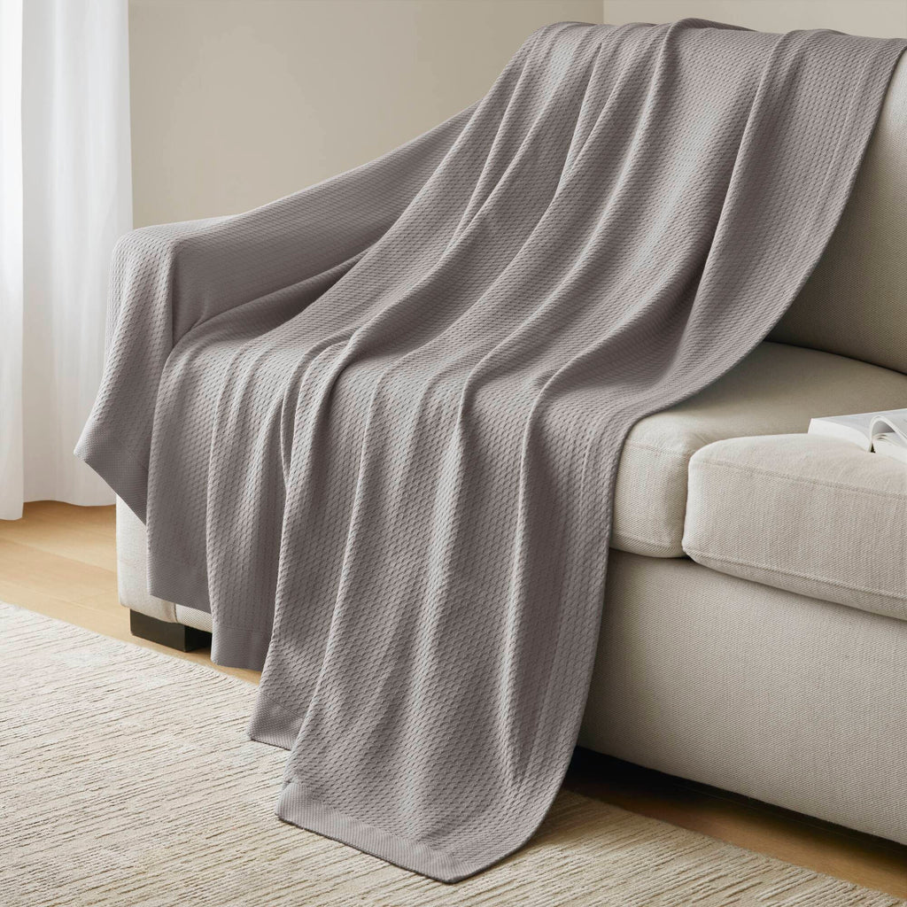 Egyptian Cotton - Full Blanket - Gray