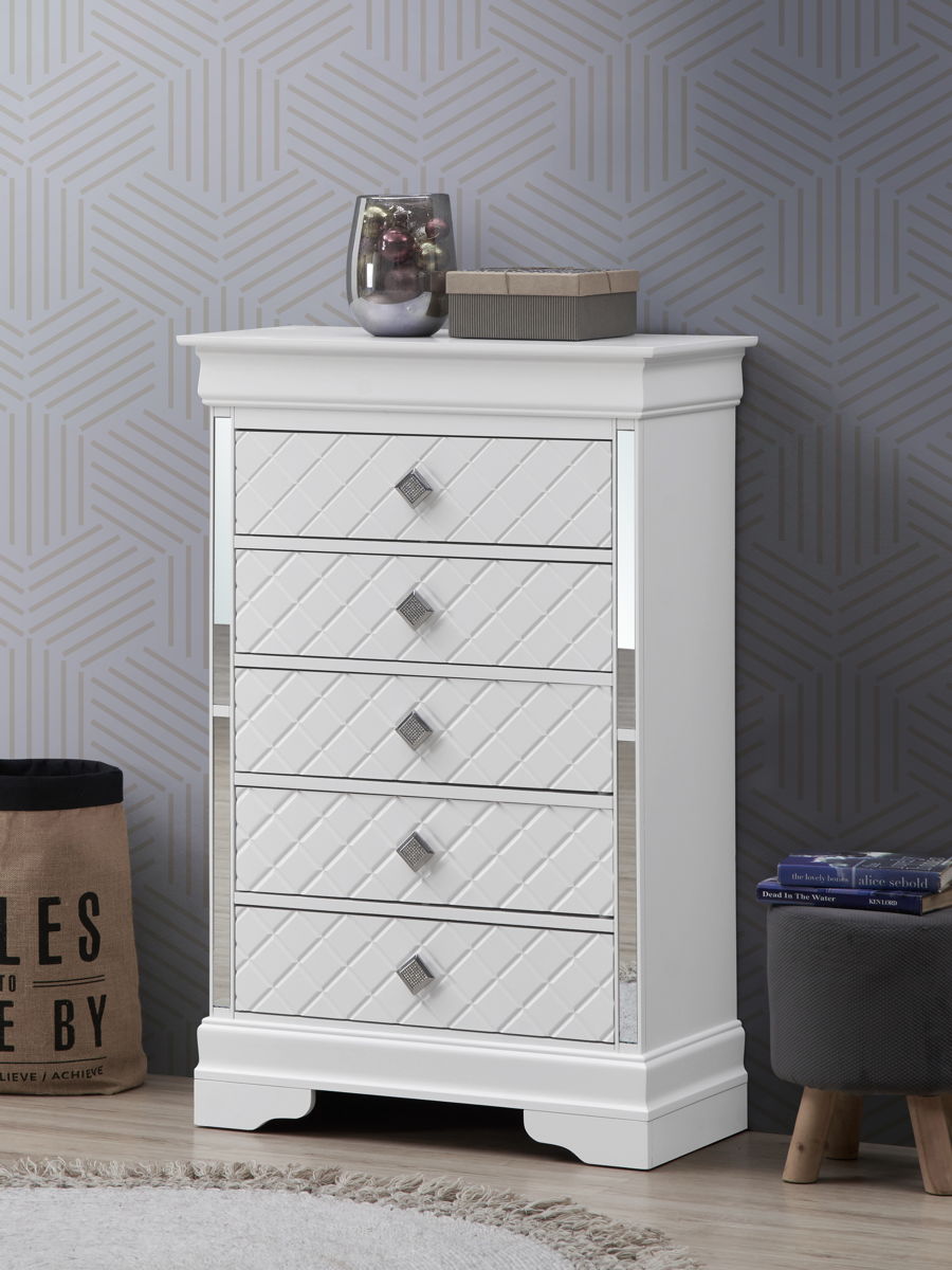 Verona - G6790-CH Chest - Silver Champagne