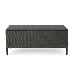 Rupert - Storage Unit Resin Wicker Outdoor