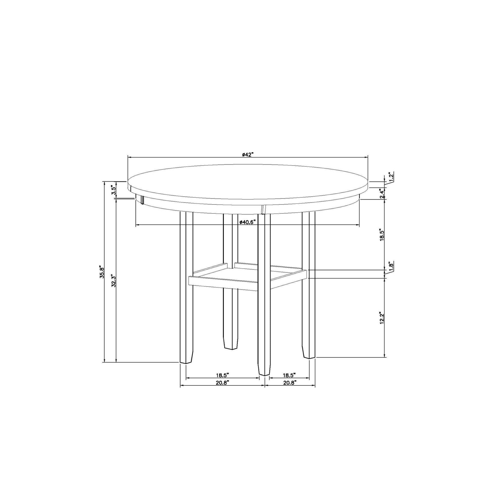 Greta - Bar Table And Bar Stool Set - Antique White