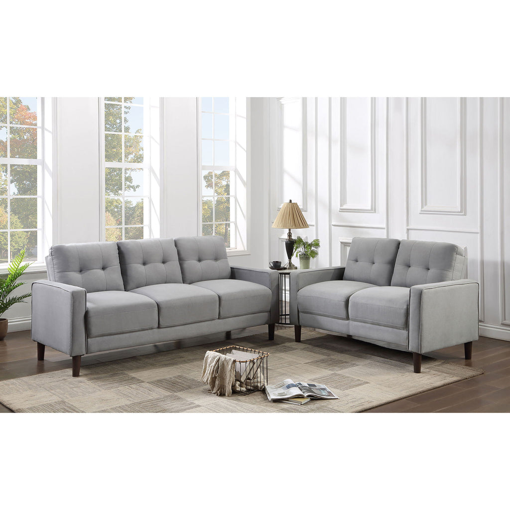 Harvey - Track Arm Tufted Sofa Set