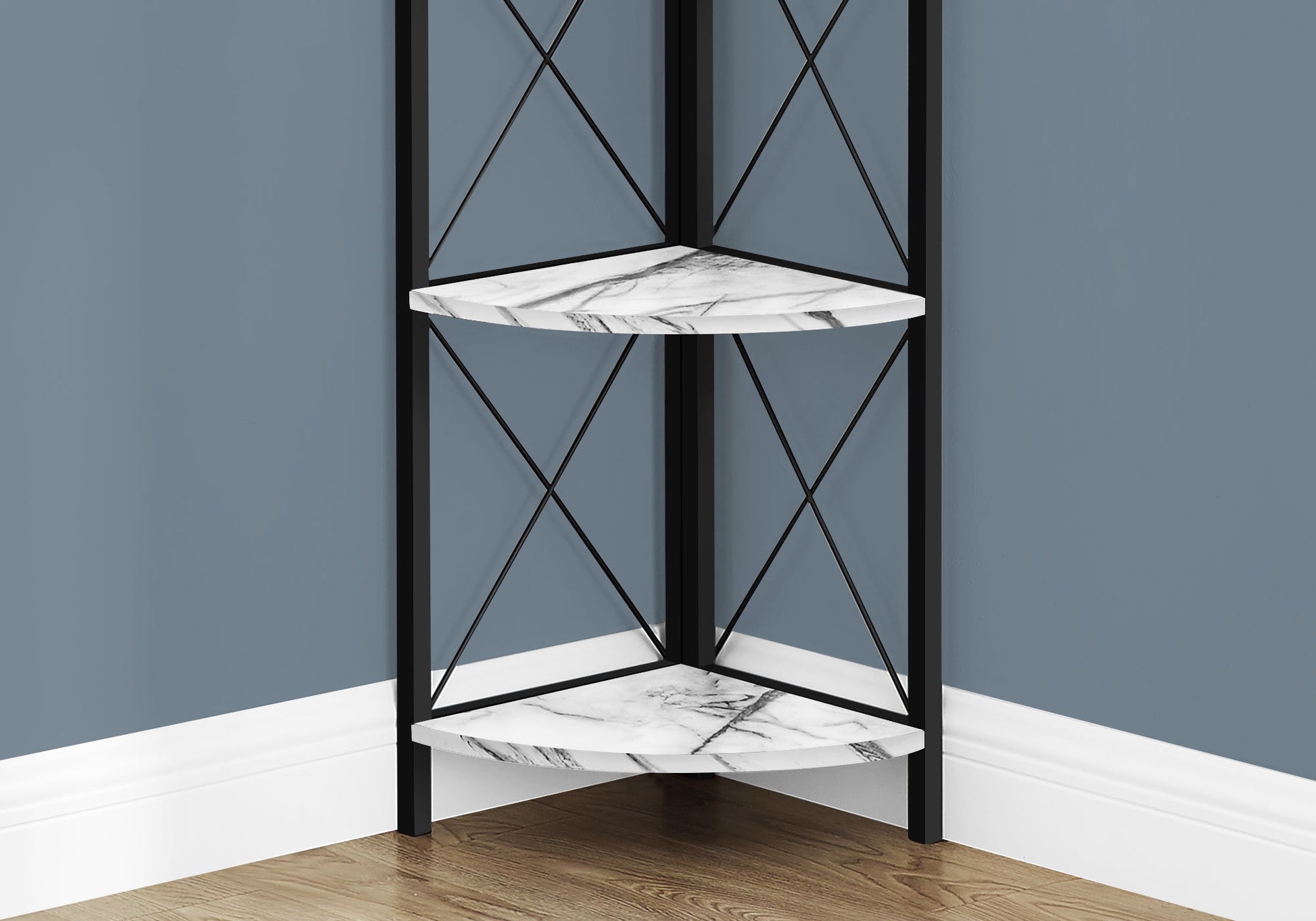 Bookshelf, Bookcase, Etagere, Corner, 4 Tier, Office