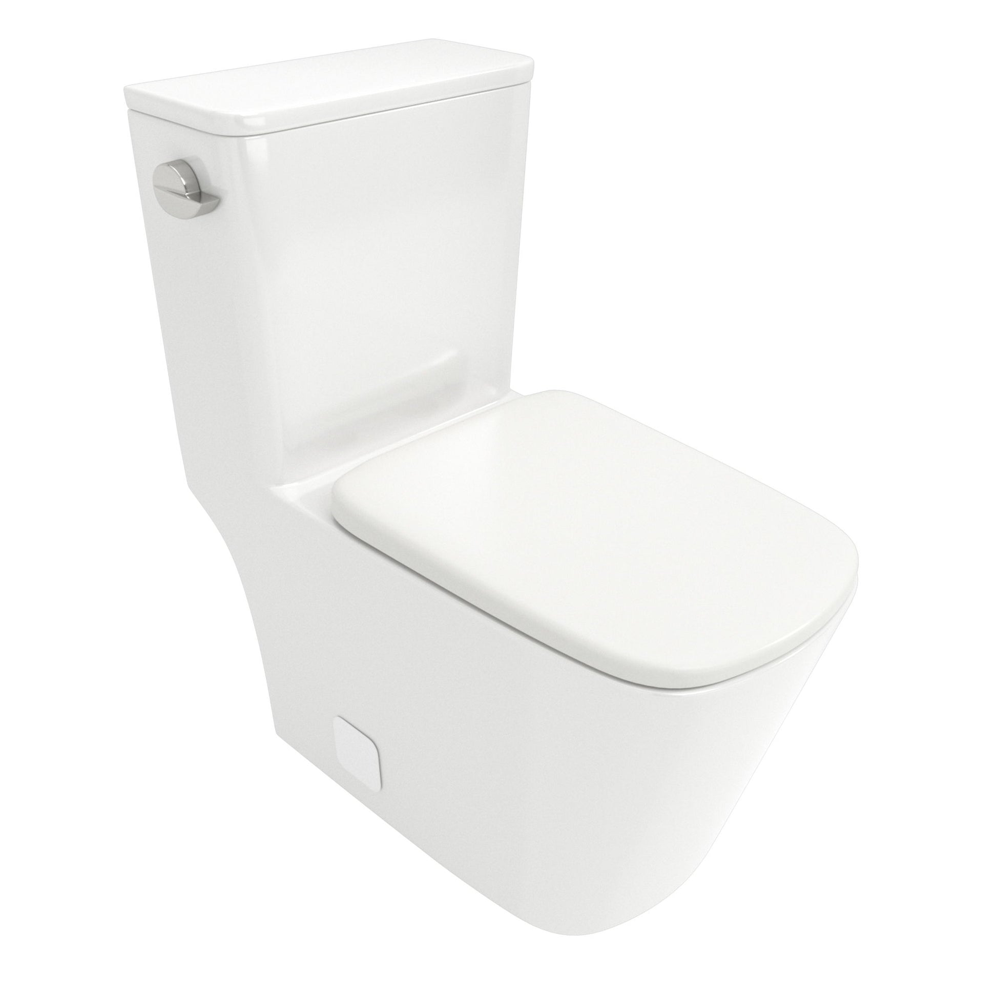 1 Piece Toilet With Single Flush And Soft Closing Seat - White
