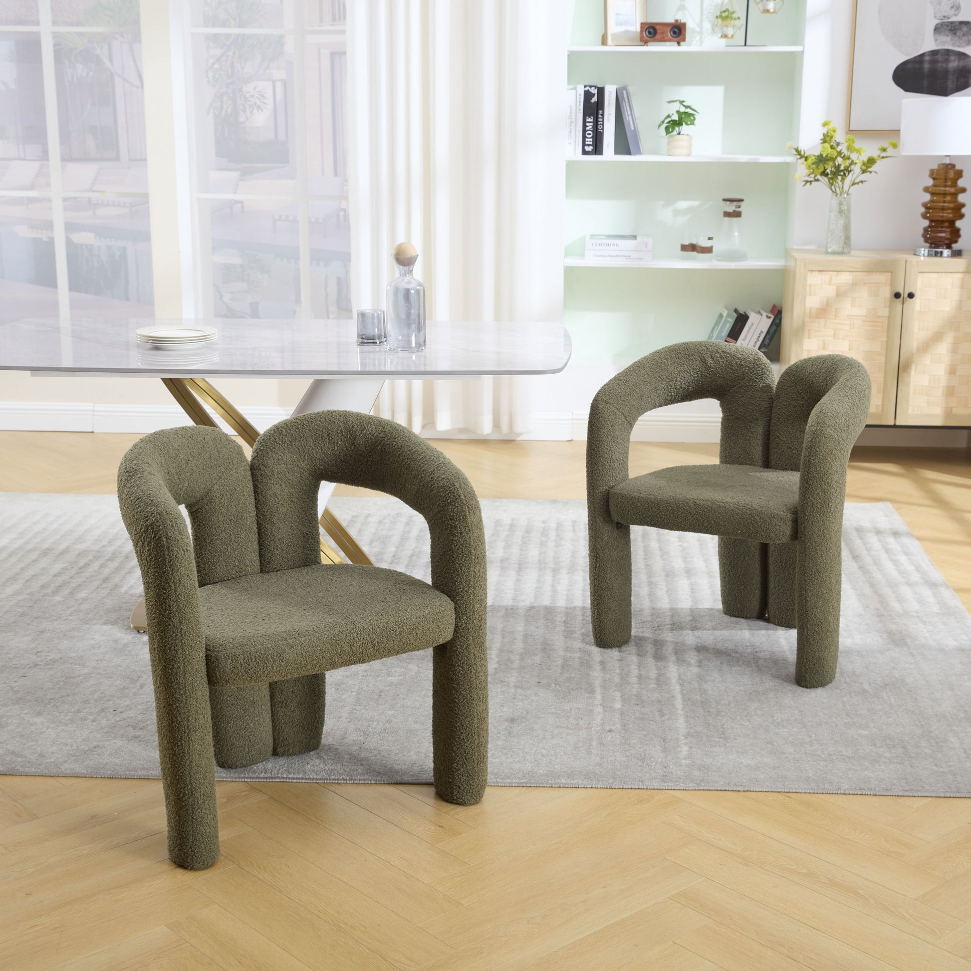 Coolmore Contemporary Designed Accent / Dining Chair With Armrests