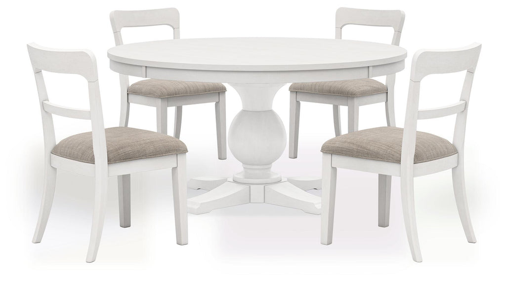 Greddinton - Round Dining Table Set