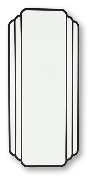 Antigone - Floor Mirror - Black