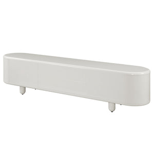 Keely - TV Stand - Gloss White