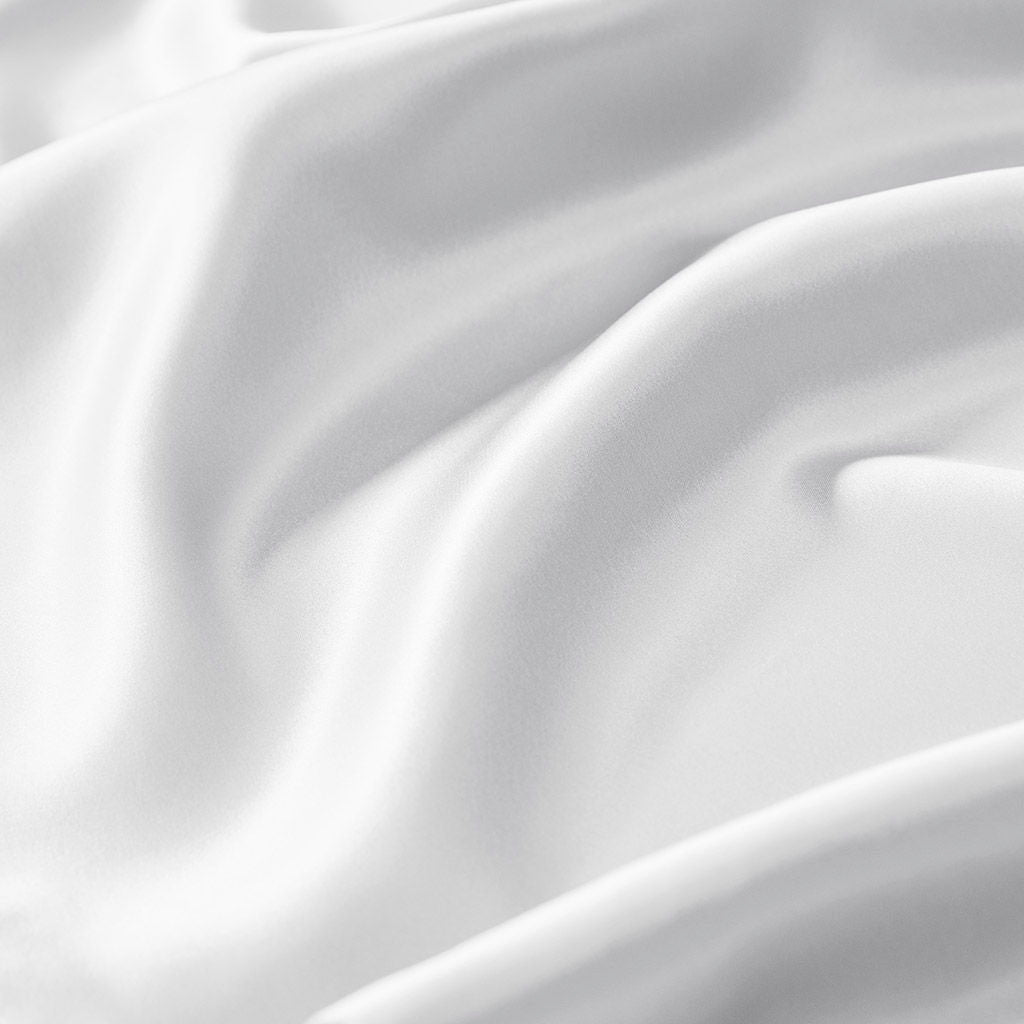 Silk - Queen Single Pillowcase - White