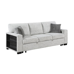 Prato - Sofa With Pull Out Sleeper And USB - Gray