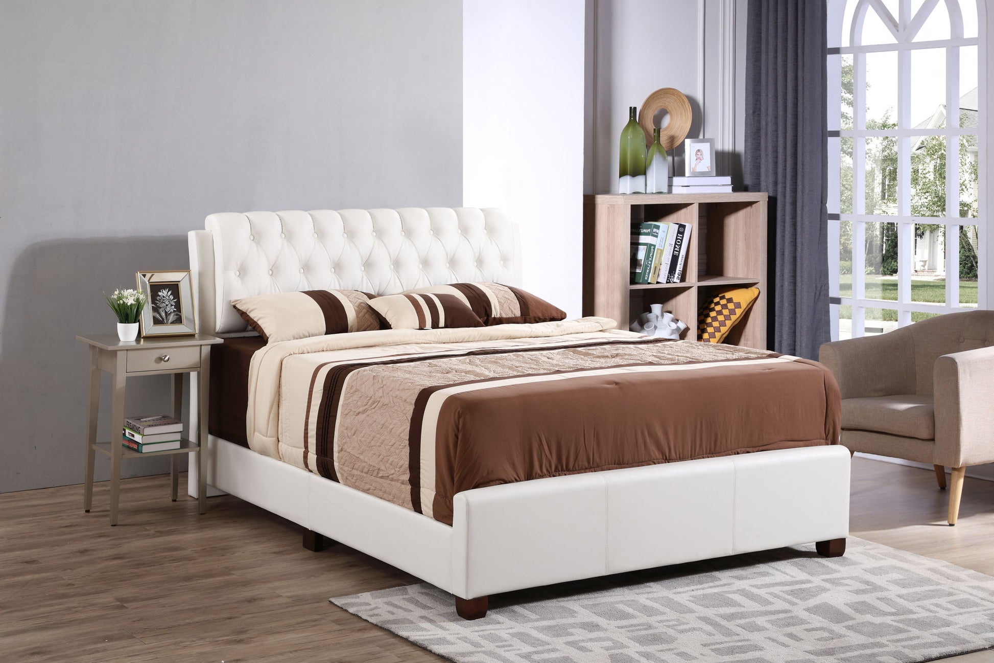 Tufted Upholstered Bed