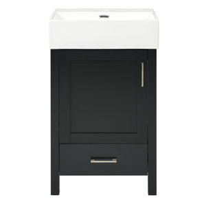Bathroom Vanity With Sink, Frame And Drawer