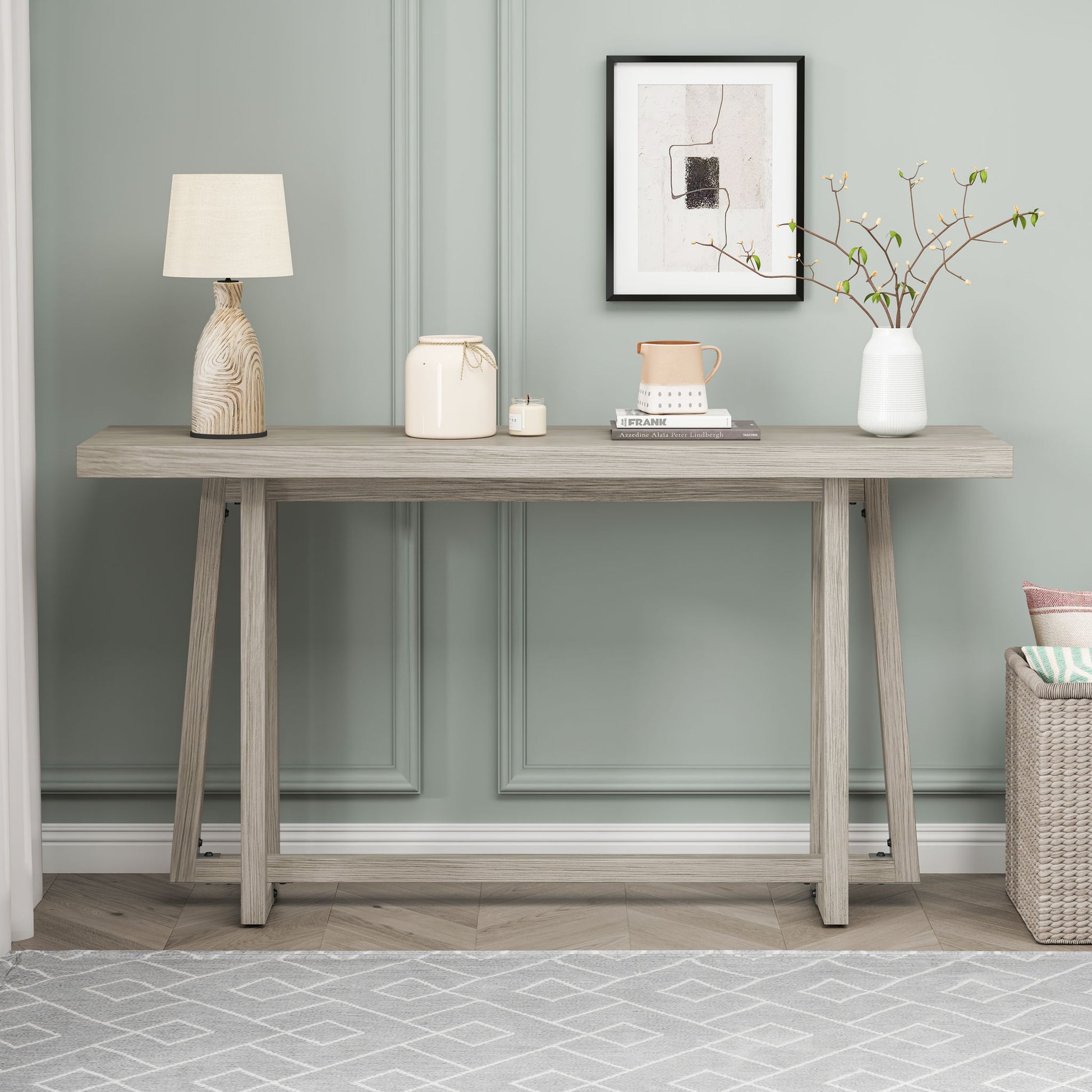 Console Table, Stylish Rectangular Entryway Table