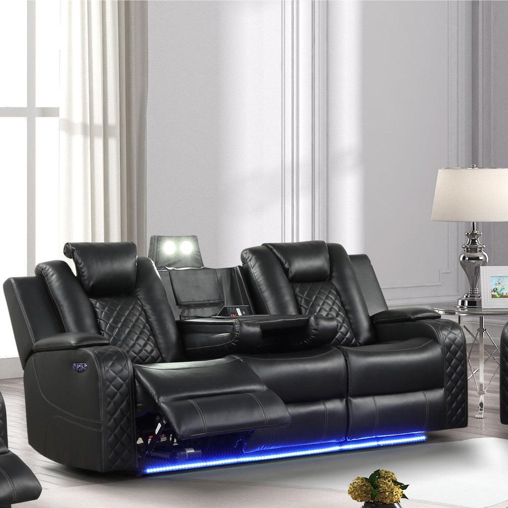 Benz - LED & Power Reclining Sofa