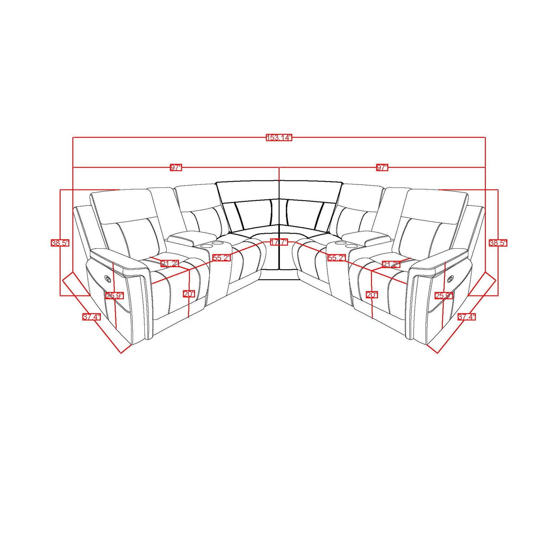 Eco - Sectional - Greige