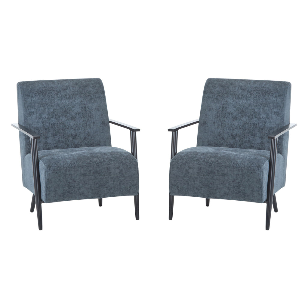 Modern Lounge Chair With Polyester Upholstery