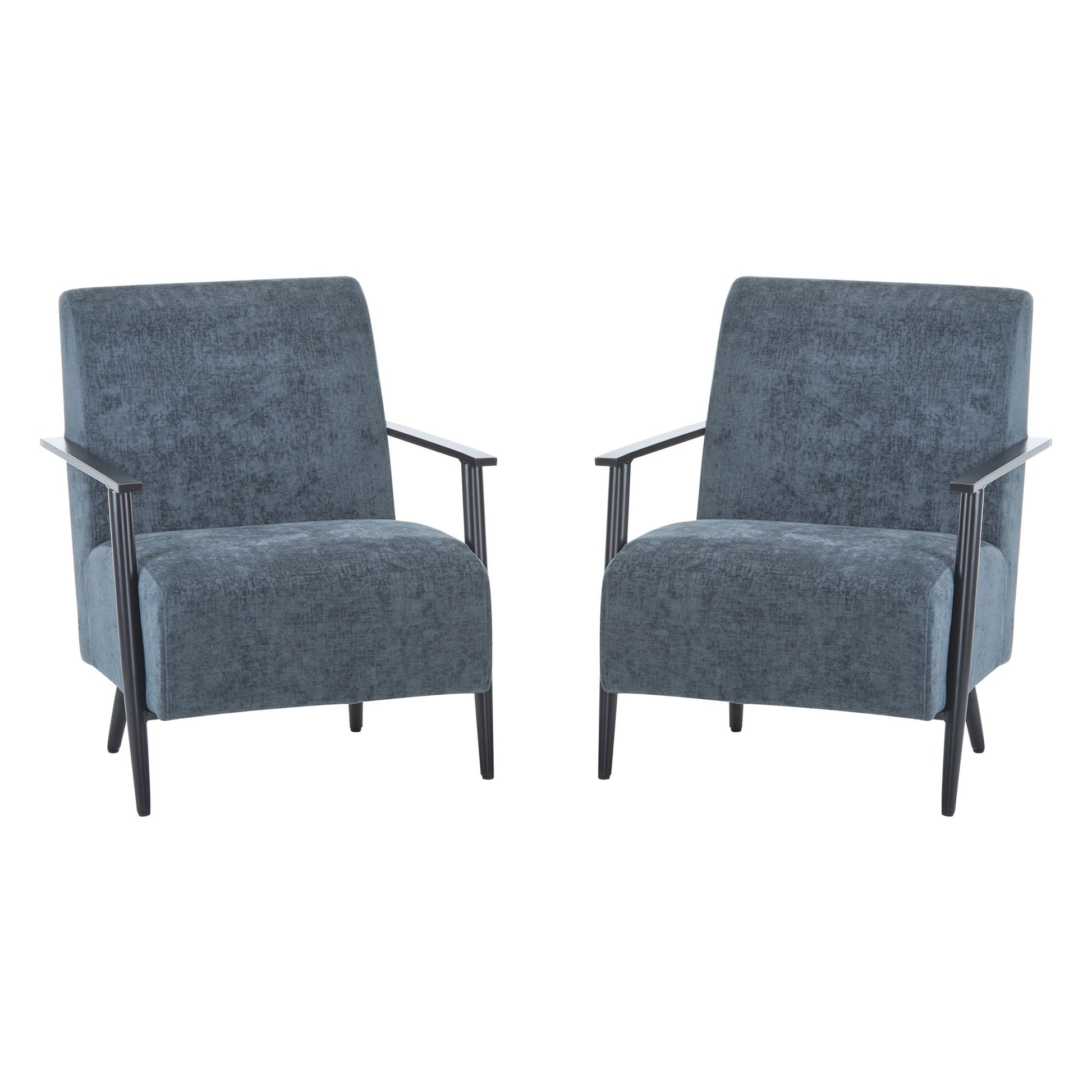 Modern Lounge Chair With Polyester Upholstery