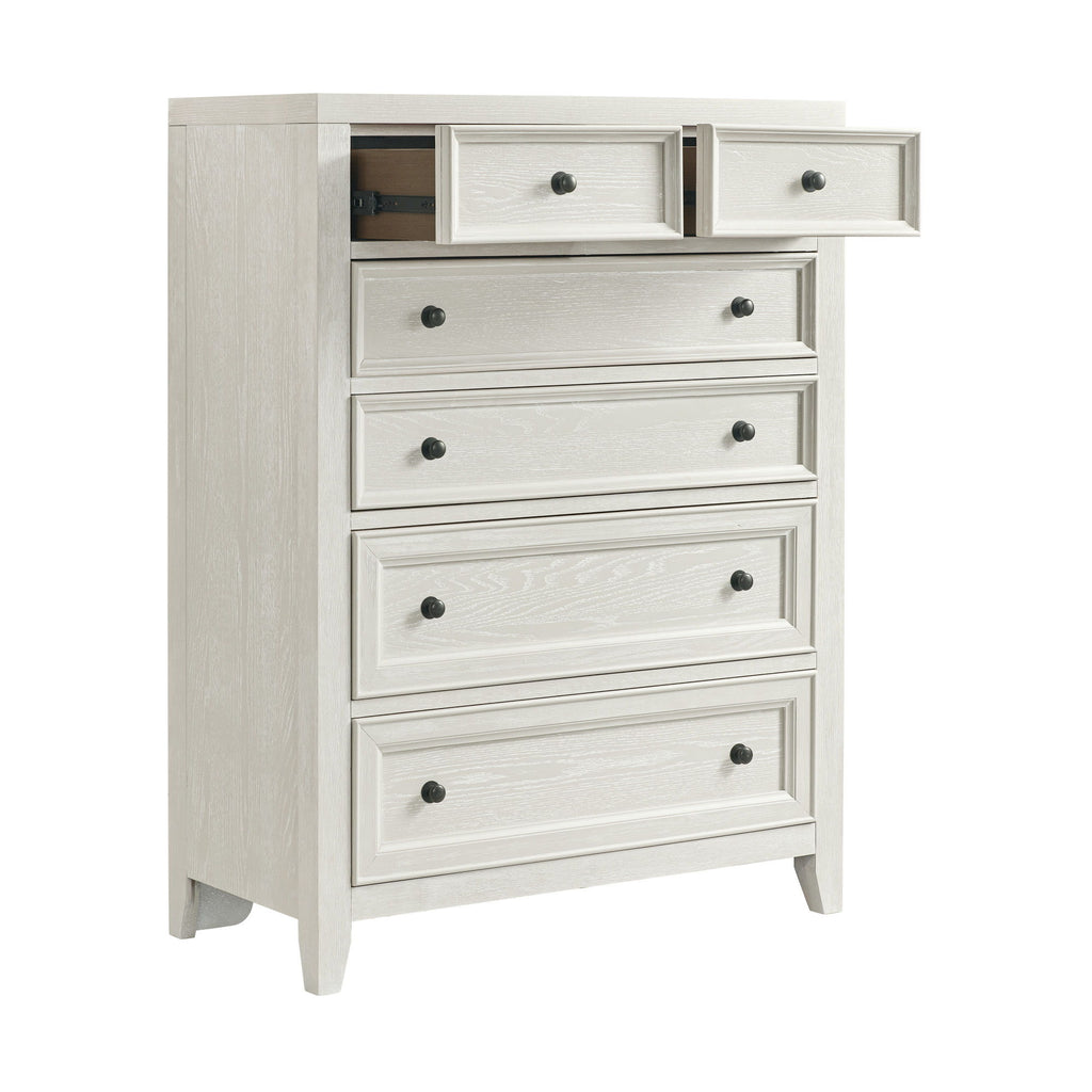 6 Drawer Chest With Knobs And Smooth Slides