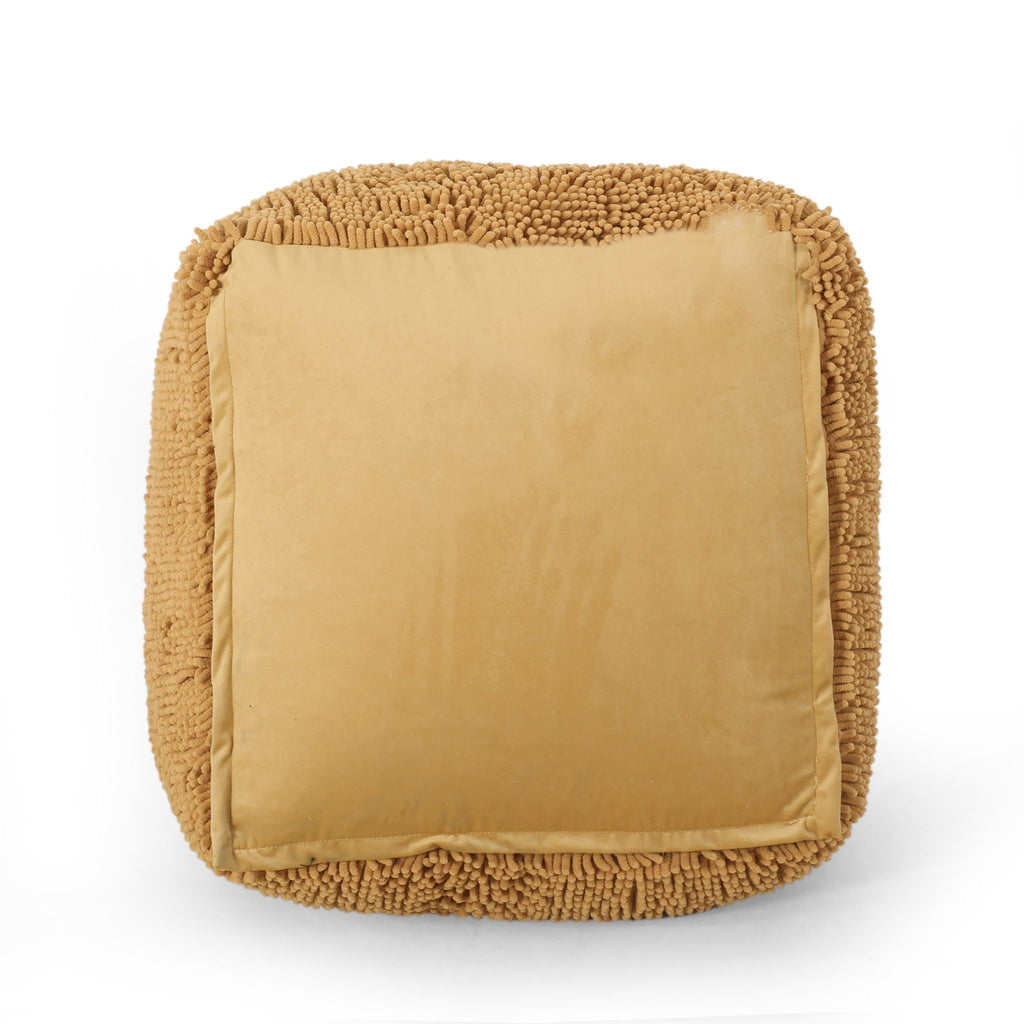 Spongy Microfiber Square Pouf Soft Seating