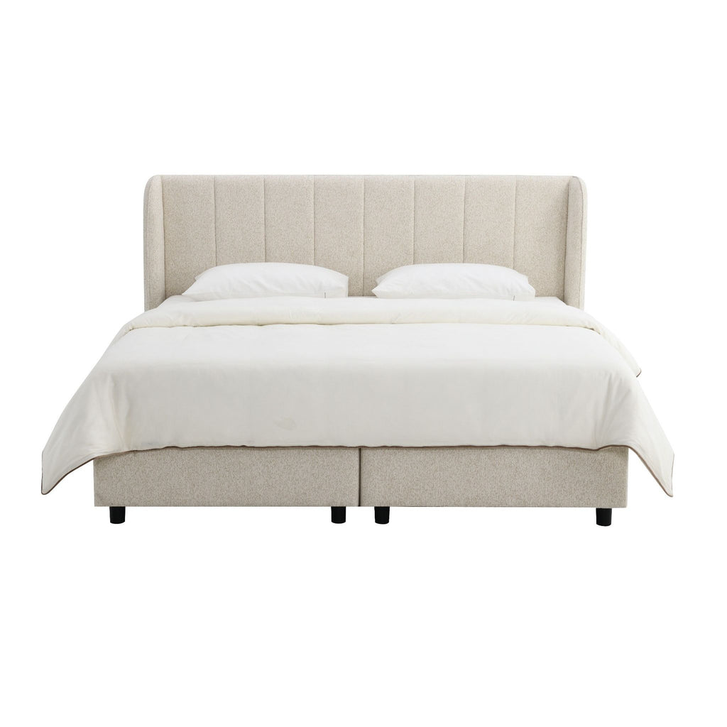 Adonia - Eastern King Storage Bed With Mattress Included - Beige
