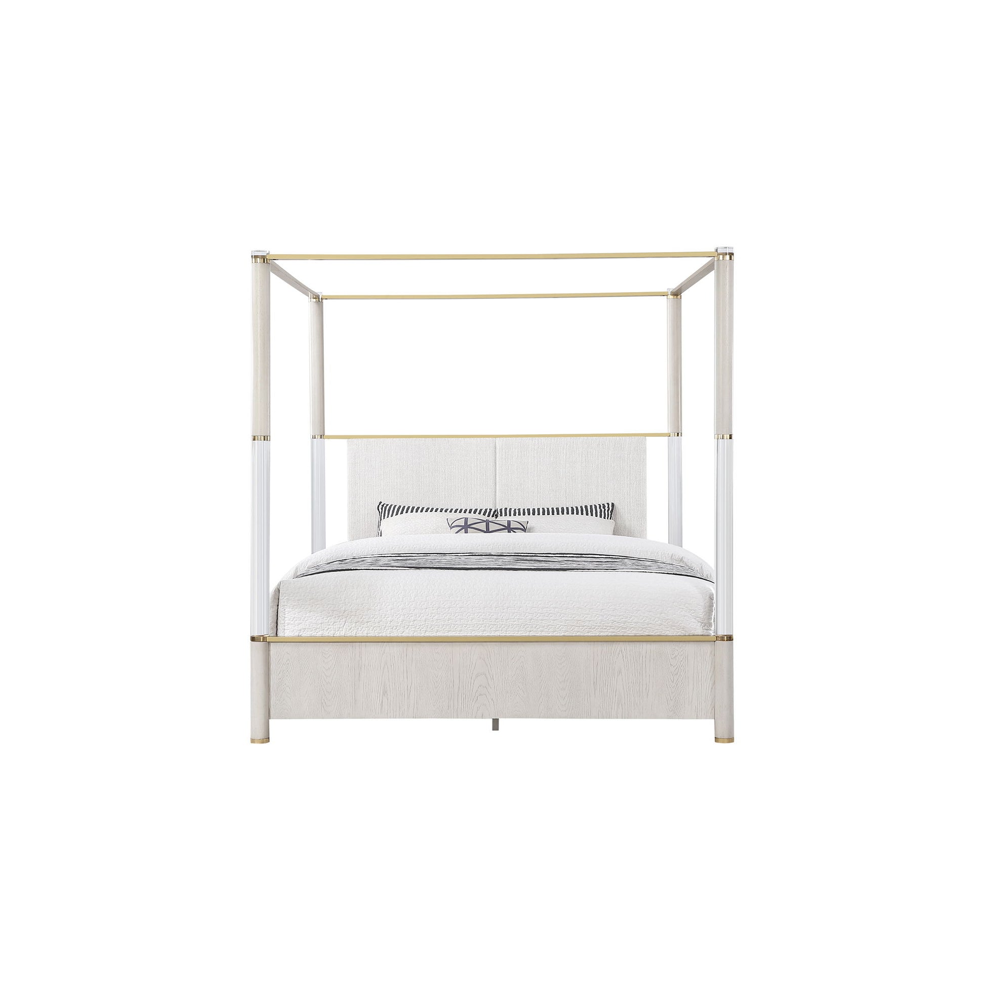 Malco - 4 Post Bed With Upholstered Headboard