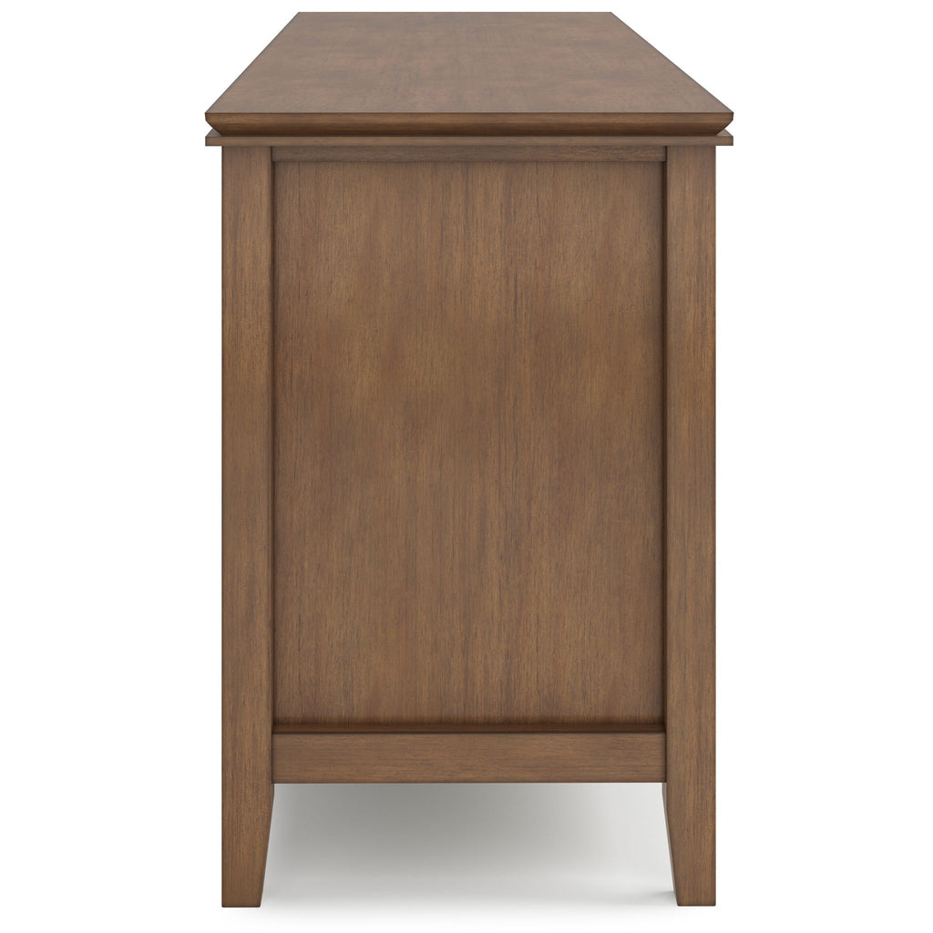 Artisan - TV Media Stand - Rustic Natural Aged Brown