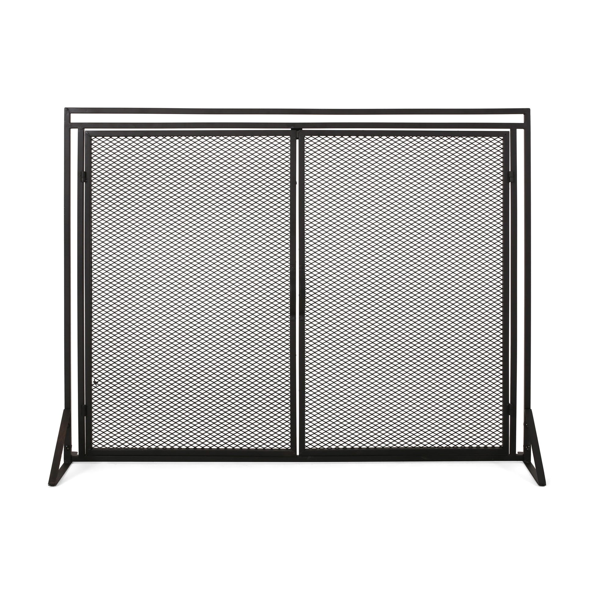 Samantha - Iron Fireplace Screen 2 Door Design