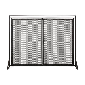 Samantha - Iron Fireplace Screen 2 Door Design