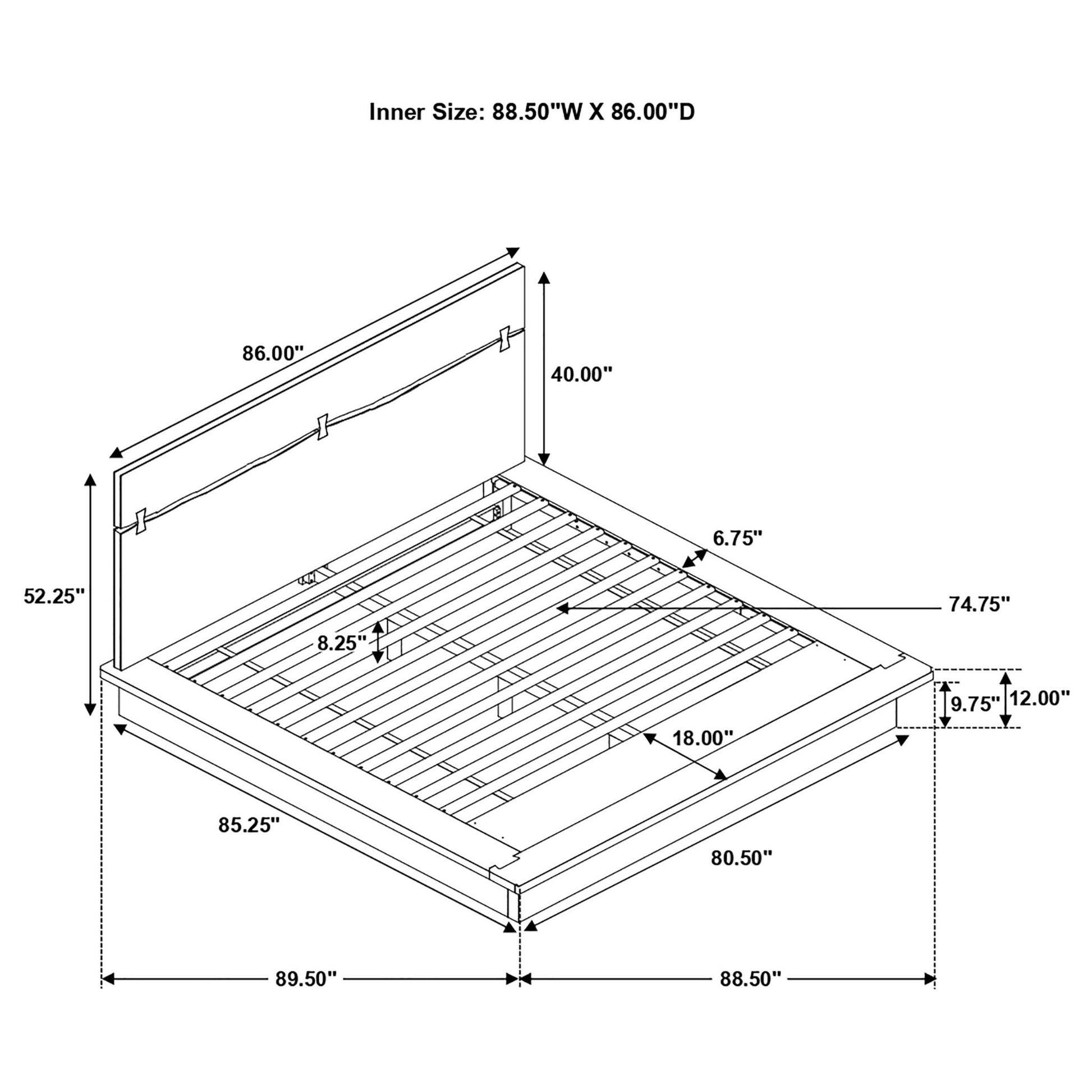 Beverly - Bedroom Set With Floating Base Design