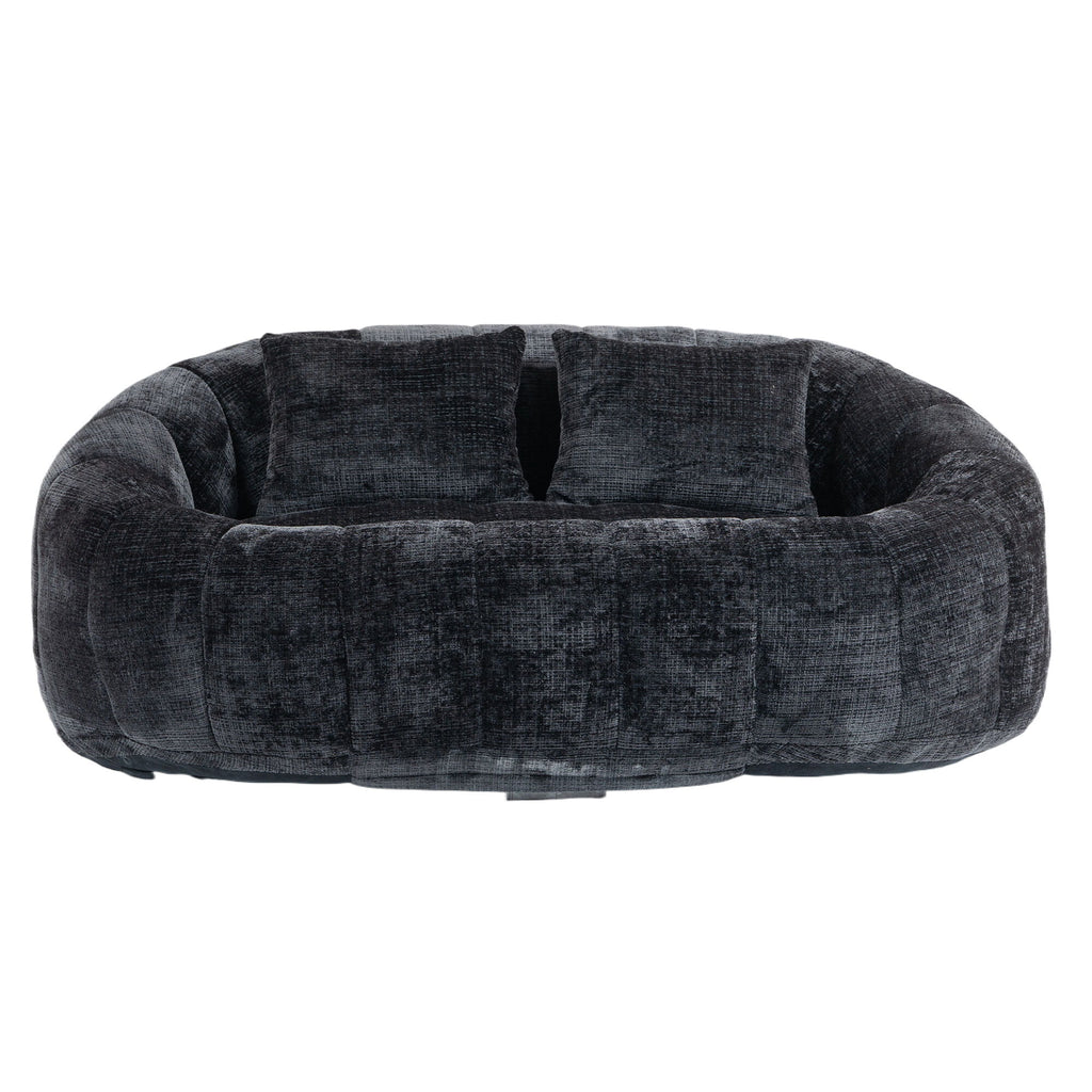 Bean Bag Lazy Sofa, Durable Comfort Lounger High Back Bean Bag Chair Couch