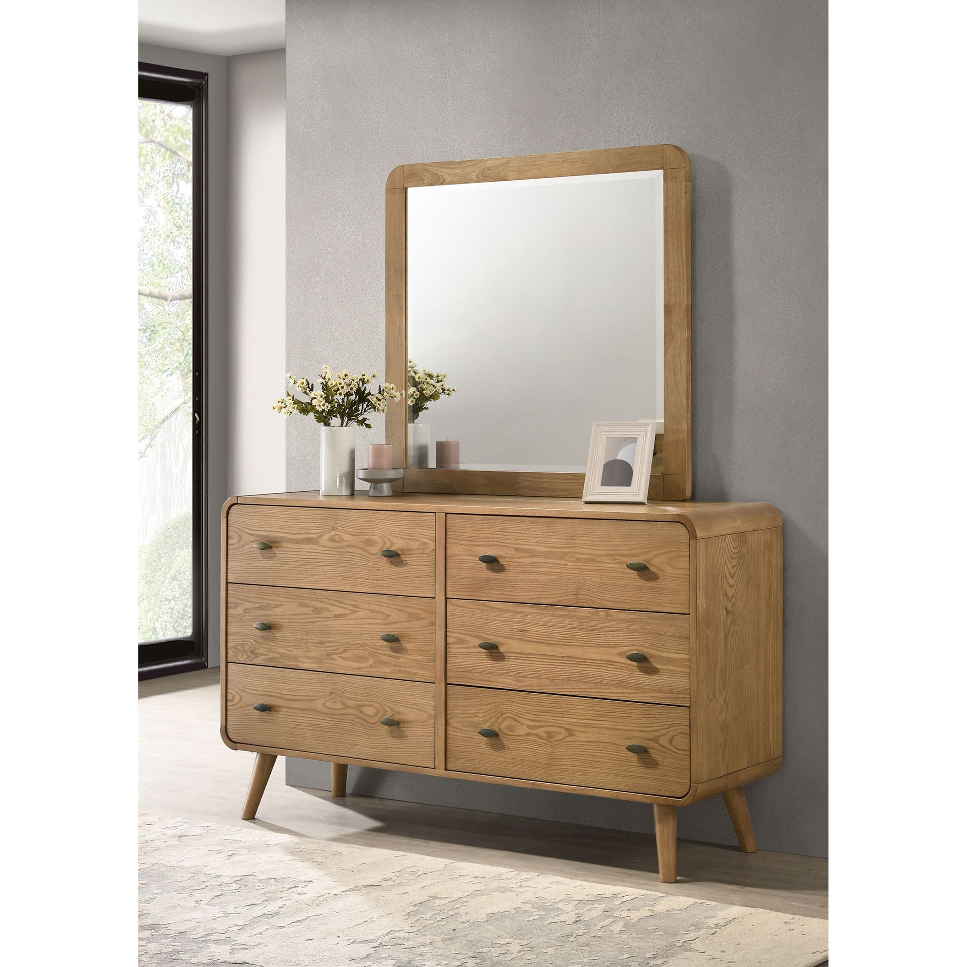 Winston - 6 Drawer Dresser With Mirror