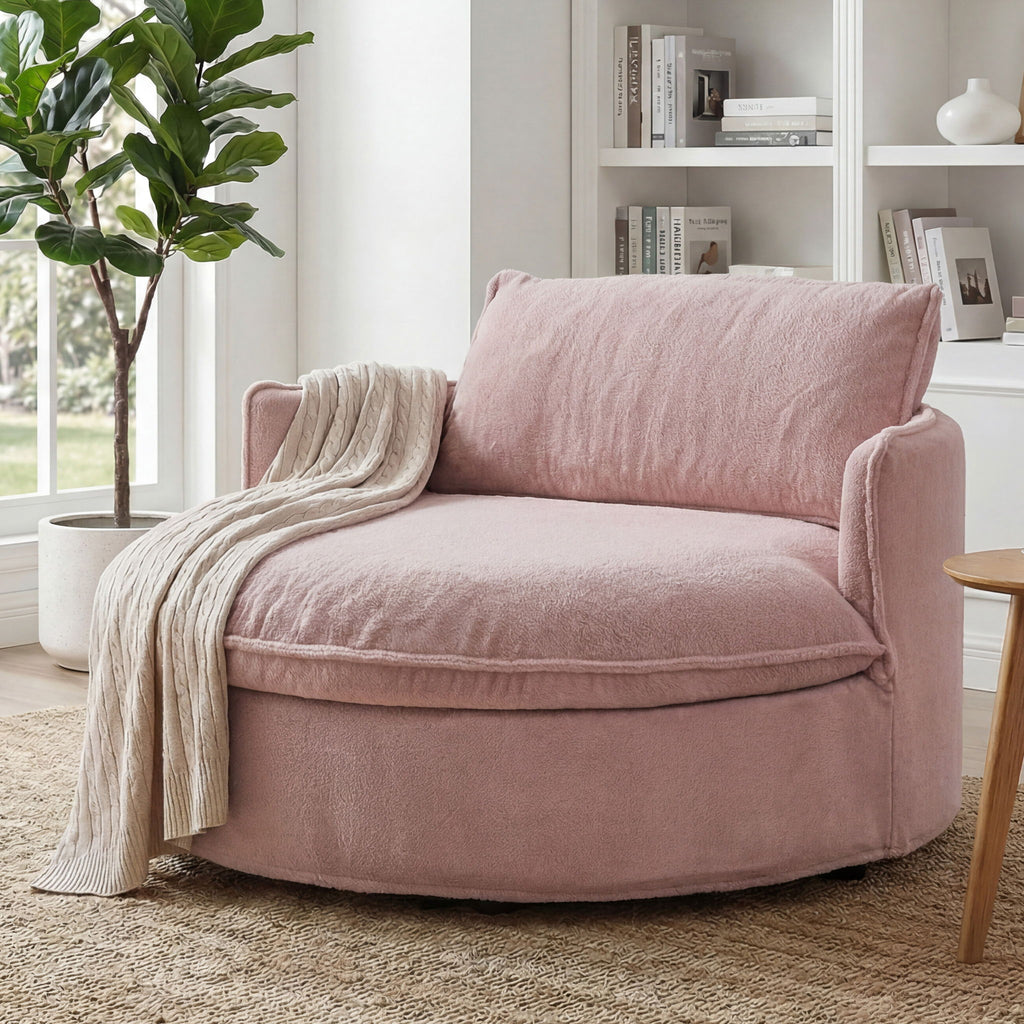 Round Lounge Sofa Chair For Living Room